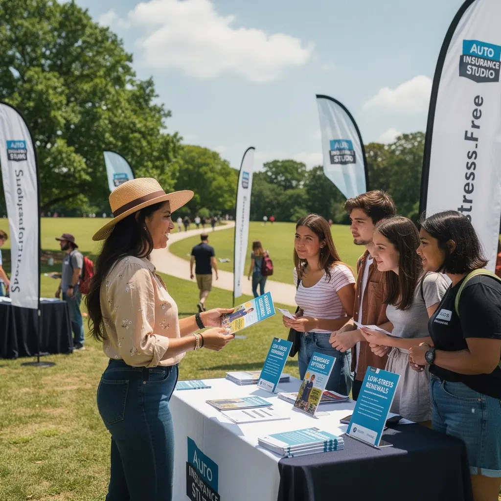 Osoba podpisująca umowę ubezpieczeniową przy biurku z dokumentami i laptopem.